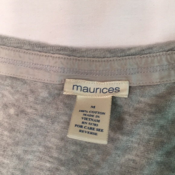 Maurice’s short Sleeve Gray - Picture 3 of 3